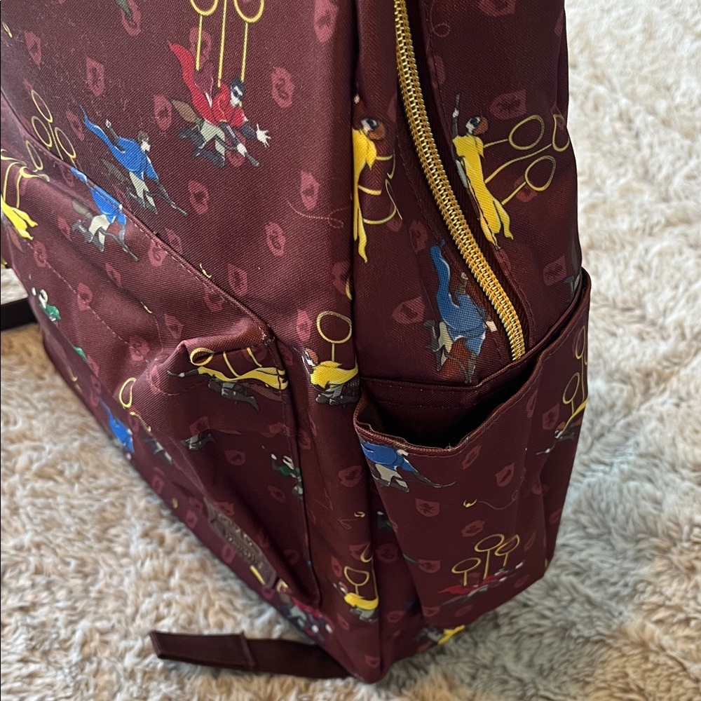 Loungefly Harry Potter Backpack NWT Back to School Collegiate whimsy wizard cult - Picture 7 of 9